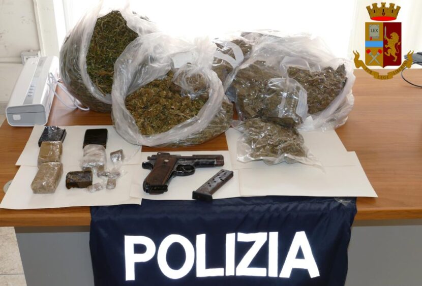VITTORIA – Lotta allo spaccio: la polizia di stato arresta un uomo e sequestra oltre 3 chili di droga