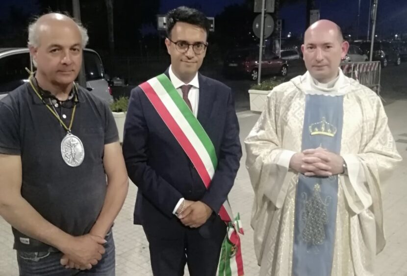 RIPOSTO – Prima uscita ufficiale del sindaco Davide Vasta alla Festa della Madonna della Lettera: “Qui è nata la comunità ripostese”
