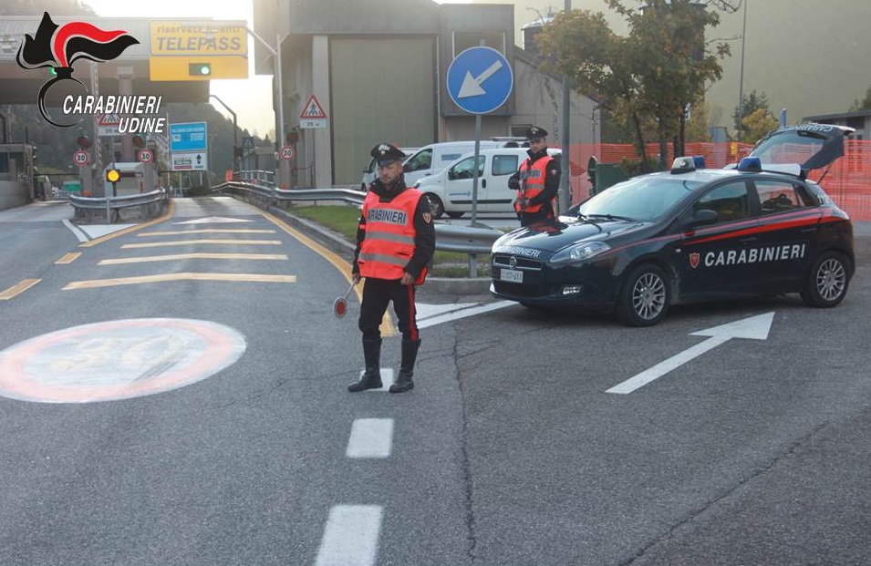 Udine – Due passeur arrestati a Malborghetto-Valbruna dai carabinieri