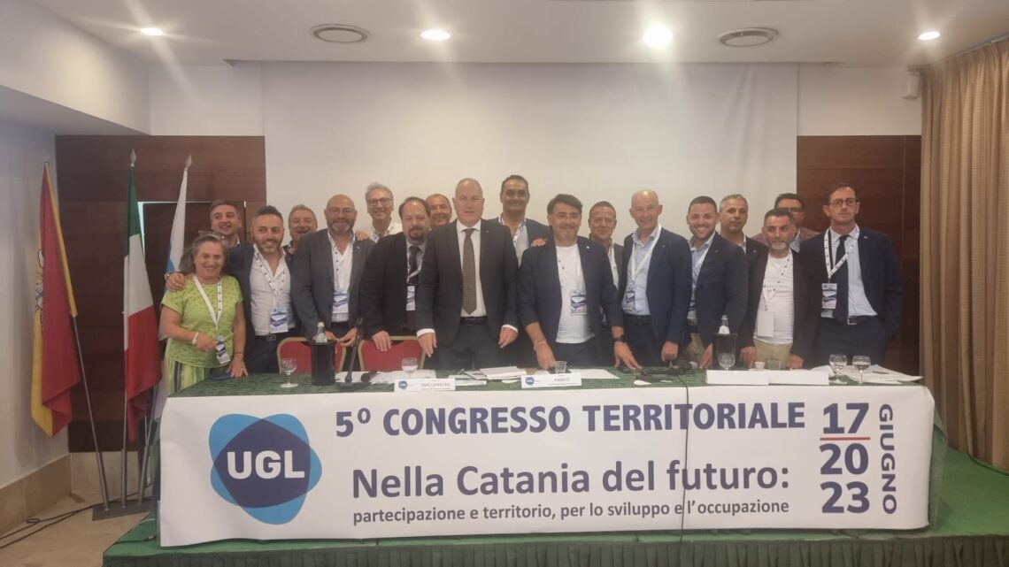 Ugl Catania, Giovanni Musumeci confermato segretario dal congresso territoriale