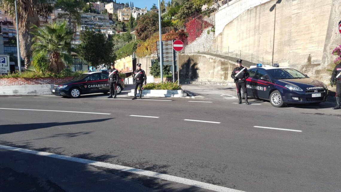 Taormina: intensificati i controlli dei carabinieri