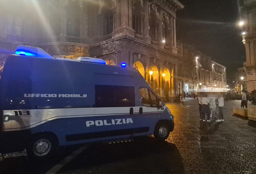 Catania, servizi di controllo della città contro la criminalità diffusa