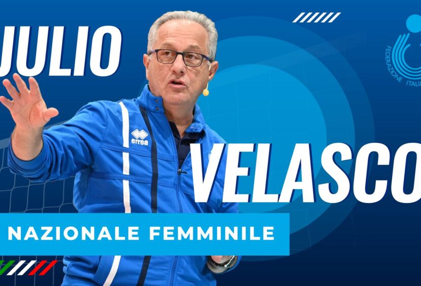 Italvolley, ufficiale Julio Velasco nuovo ct della nazionale femminile