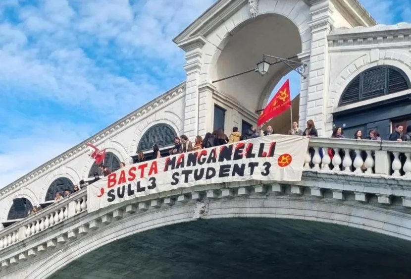 Manifestazione a Pisa: il fallimento dei manganelli sugli studenti