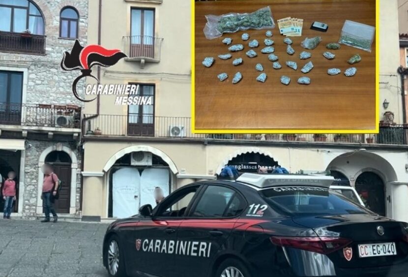 Taormina, sequestrata marijuana per 800 dosi: arrestato un 22enne