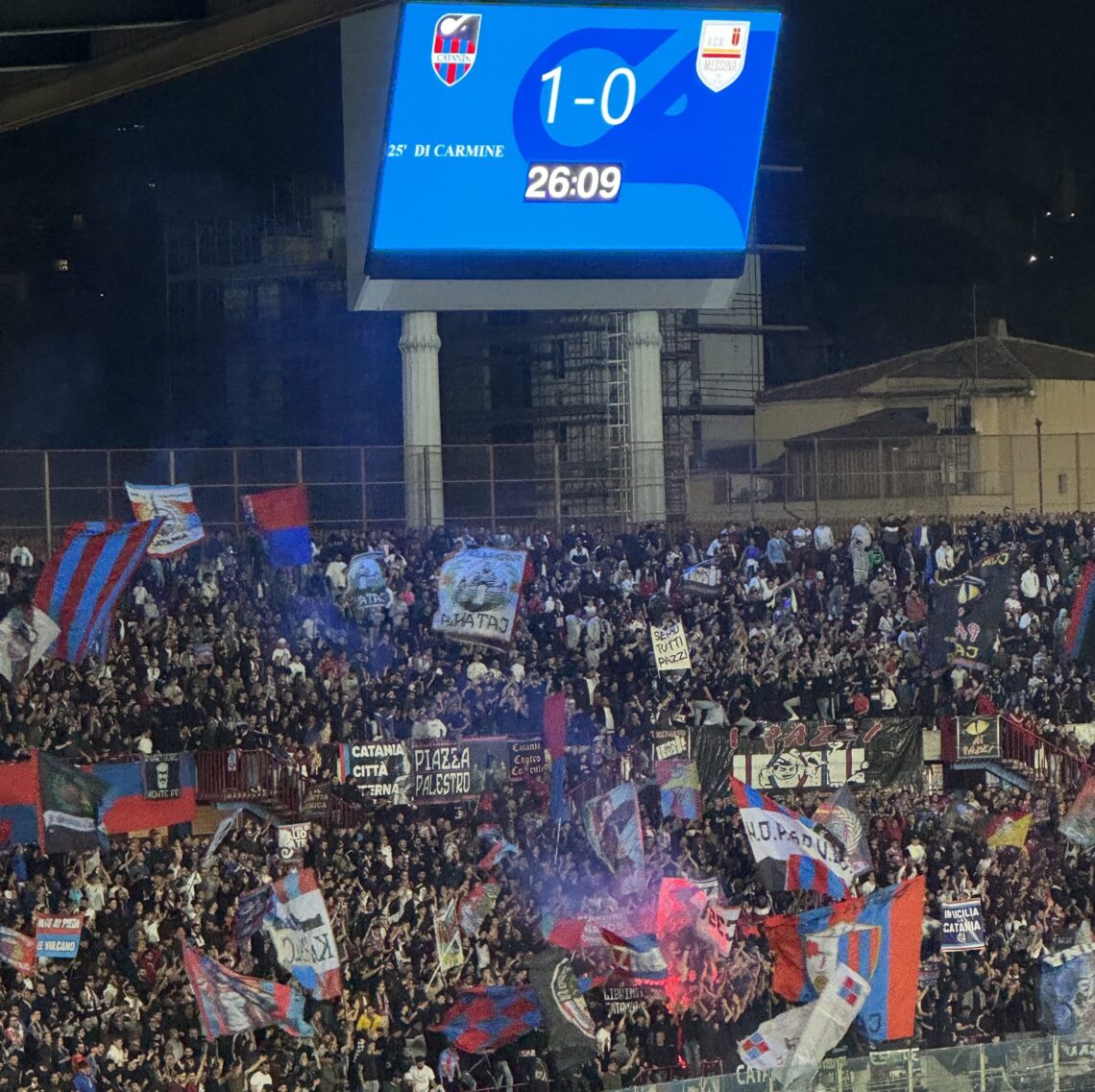 Il Catania respira e vede la luce: 1-0 contro l’ostico Messina