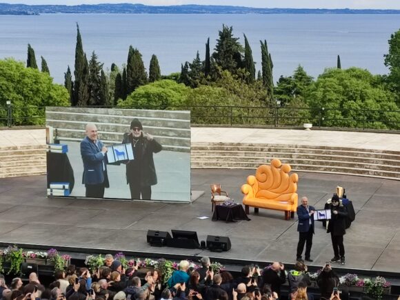 Vasco Rossi riceve il Premio del Vittoriale: foto e video della premiazione