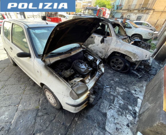 Adrano: incendiano due auto, arrestati i responsabili